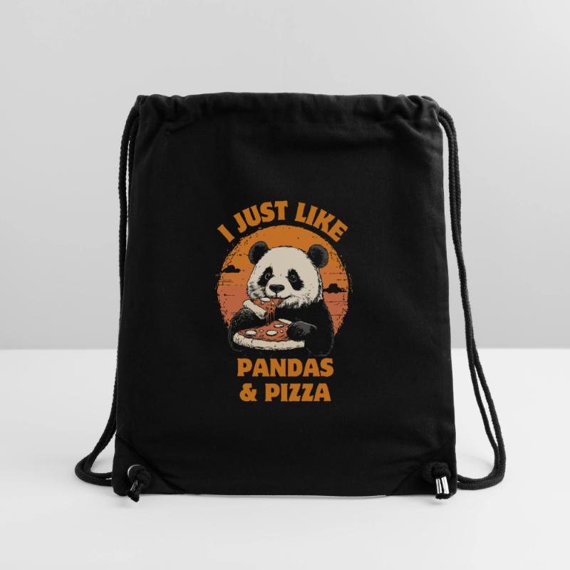 Panda eats pizza Stanley/Stella Recycled Gym Bag