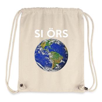 SI ÖRS Earth Globe English TH-Laut tee-aitch - Stanley/Stella Recycled Gym Bag - natural - Front