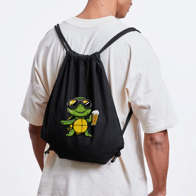 Turtle Après Ski Beer Comic Stanley/Stella Recycled Gym Bag