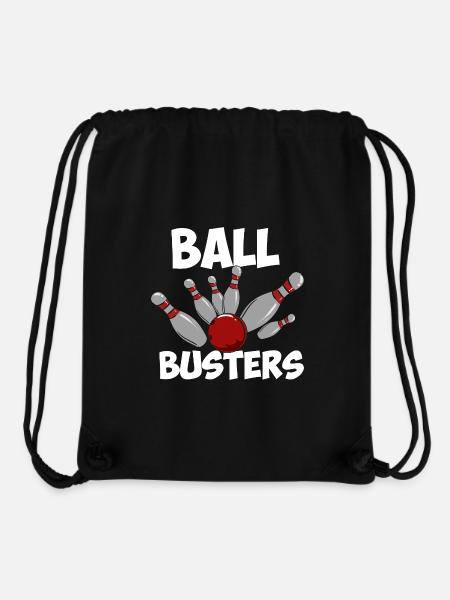 Ball Busters Bowling Design - Stanley/Stella recycelter Gym Bag - Schwarz