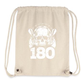Darts - Skull - 180 - Gift - Stanley/Stella Recycled Gym Bag - natural - Front