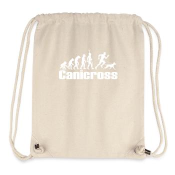 Canicross Evolution Hundesport Fitness - Stanley/Stella recycelter Gym Bag - Naturweiß - Vorne