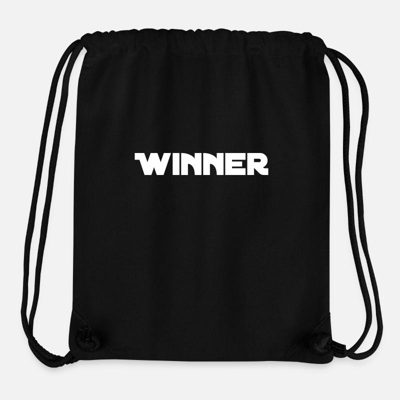 Winner - Stanley/Stella recycelter Gym Bag - Schwarz