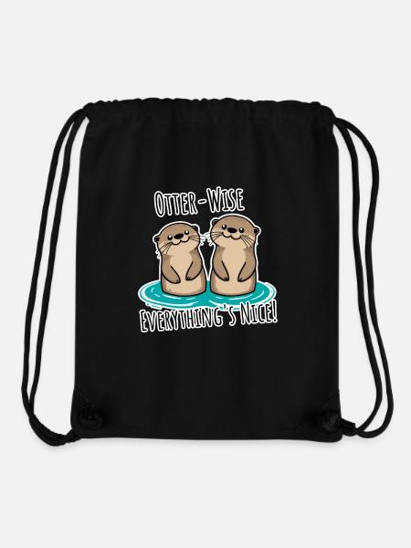 Everything Nice Otter-Wise! Otter mäßig gut alles! - Stanley/Stella recycelter Gym Bag - Schwarz