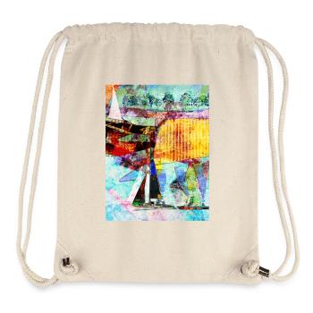 Summer at the lake - Stanley/Stella Recycled Gym Bag - natural - Front