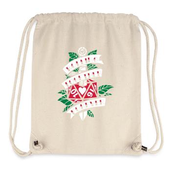 Rollenspiel hochzeit - Stanley/Stella recycelter Gym Bag - Naturweiß - Vorne