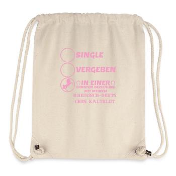 Beziehung Rheinisch Deutsches Kaltblut - Stanley/Stella recycelter Gym Bag - Naturweiß - Vorne