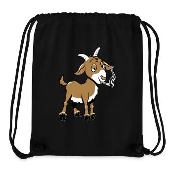 Goat kiffen joint - Stanley/Stella Recycled Gym Bag - black - Front