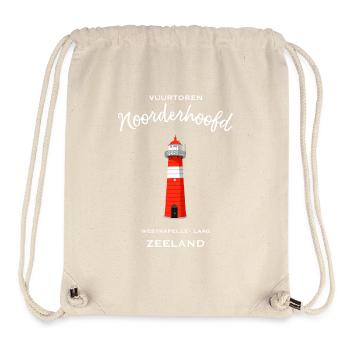 Leuchtturm Westkapelle Laag, Zeeland, Niederlande - Stanley/Stella recycelter Gym Bag - Naturweiß - Vorne