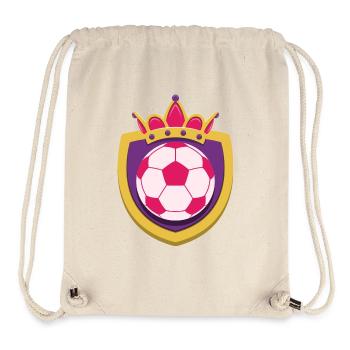Fussball König Wappen - Stanley/Stella recycelter Gym Bag - Naturweiß - Vorne