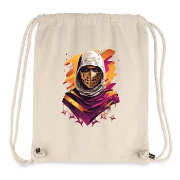 Ninja Samurai Warrior - Stanley/Stella Recycled Gym Bag - natural - Front