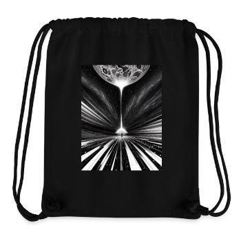 Birth of a Star Space Stars Solar System - Stanley/Stella Recycled Gym Bag - black - Front