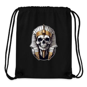 pharaon- momie - egypte - Sac à cordon recyclé Stanley/Stella - noir - Devant