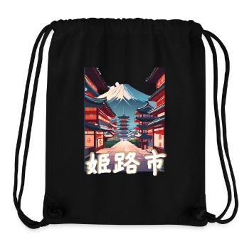 Himeji Fuji View - Stanley/Stella Recycled Gym Bag - black - Front