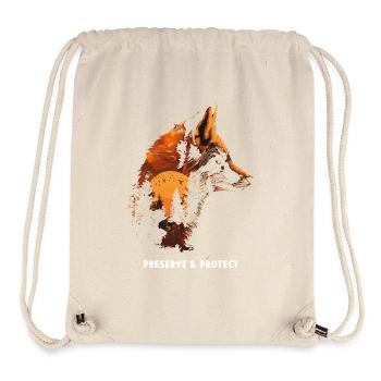 Preserrve & Protect Fox Forest Animal Nature - Stanley/Stella Recycled Gym Bag - natural - Front