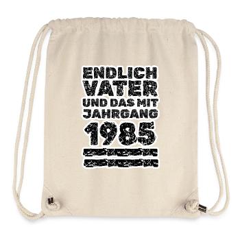 1985 - Stanley/Stella recycelter Gym Bag - Naturweiß - Vorne