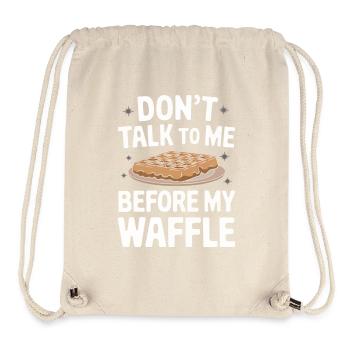 Waffles Breakfast Sweets - Stanley/Stella Recycled Gym Bag - natural - Front