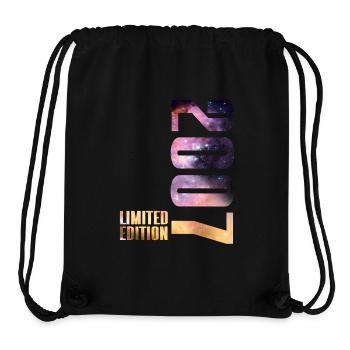 2007 Jahrgang geboren Limited Edition - Stanley/Stella recycelter Gym Bag - Schwarz - Vorne