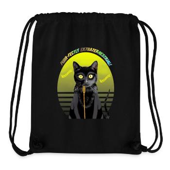 Star Cat: Singing The Blues - Stanley/Stella Recycled Gym Bag - black - Front