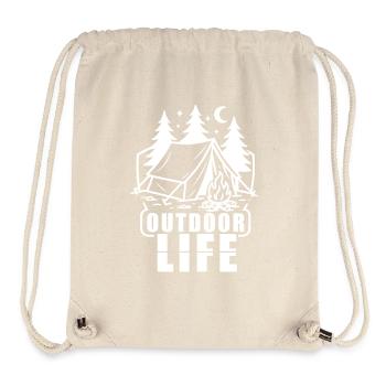 Zelt Outdoor - Stanley/Stella recycelter Gym Bag - Naturweiß - Vorne