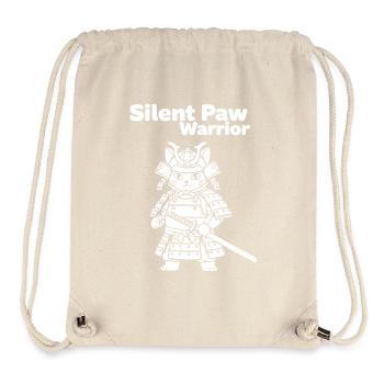 Silent Paws Samurai - Stanley/Stella Recycled Gym Bag - natural - Front