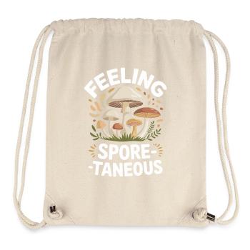 Feeling Spore-taneous Funny Mycology - Stanley/Stella Recycled Gym Bag - natural - Front