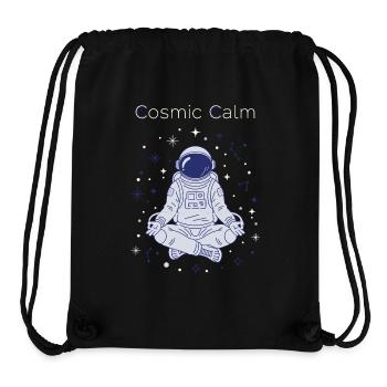 Cosmic Serenity - Stanley/Stella Recycled Gym Bag - black - Front