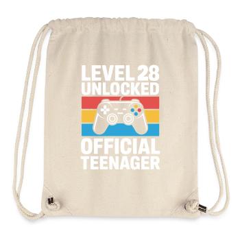 Level 28 Freigeschaltetes Tee-Tee - Stanley/Stella recycelter Gym Bag - Naturweiß - Vorne