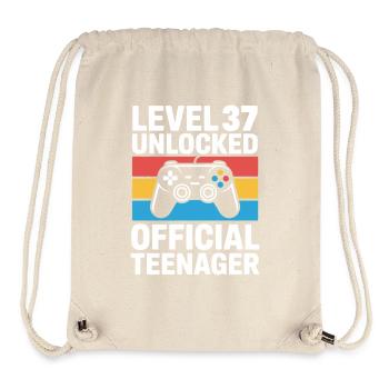 Level37 Freigeschalteter Teenager Retro - Stanley/Stella recycelter Gym Bag - Naturweiß - Vorne