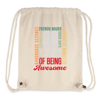 30 Jahre Geburtstag - Stanley/Stella recycelter Gym Bag - Naturweiß - Vorne