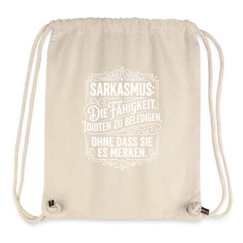 Sarkasmus Fähigkeit Idioten beleidigen - Stanley/Stella recycelter Gym Bag - Naturweiß - Vorne