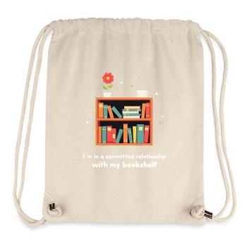 I'm in a committed relationship with my bookshelf - Stanley/Stella Recycled Gym Bag - natural - Front