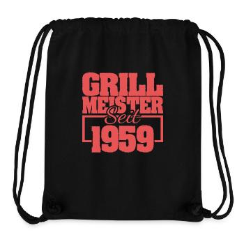 1959 - Stanley/Stella Recycled Gym Bag - black - Front