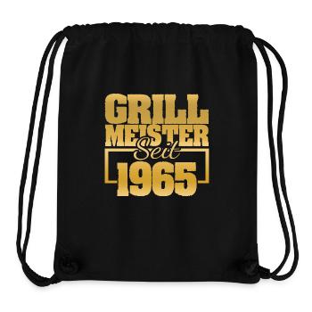 1965 - Stanley/Stella Recycled Gym Bag - black - Front