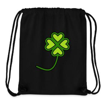 Trèfles de la Saint-Patrick - Sac à cordon recyclé Stanley/Stella - noir - Devant