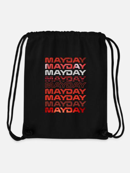 MAYDAY United Festival Merch Logo Regeneration - Stanley/Stella recycelter Gym Bag - Schwarz