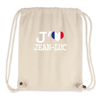 Ich liebe jean-luc - Stanley/Stella recycelter Gym Bag - Naturweiß - Vorne