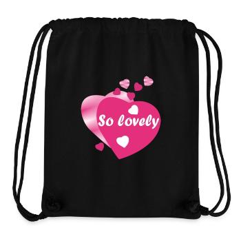 SO SCHÖN - Stanley/Stella recycelter Gym Bag - Schwarz - Vorne