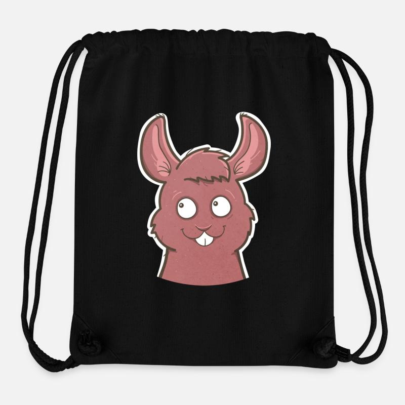 Écureuil - Sac à cordon recyclé Stanley/Stella - noir