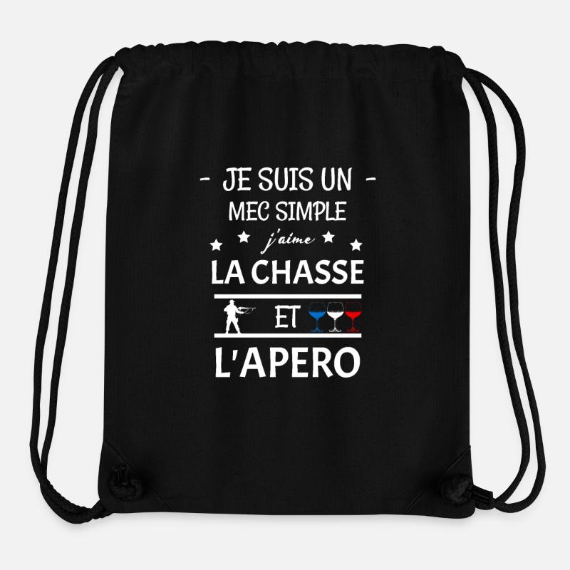 Jagd - Stanley/Stella recycelter Gym Bag - Schwarz