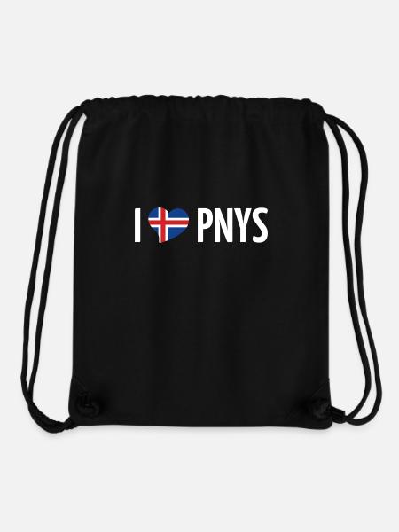 IlovePNYS - Stanley/Stella recycelter Gym Bag - Schwarz