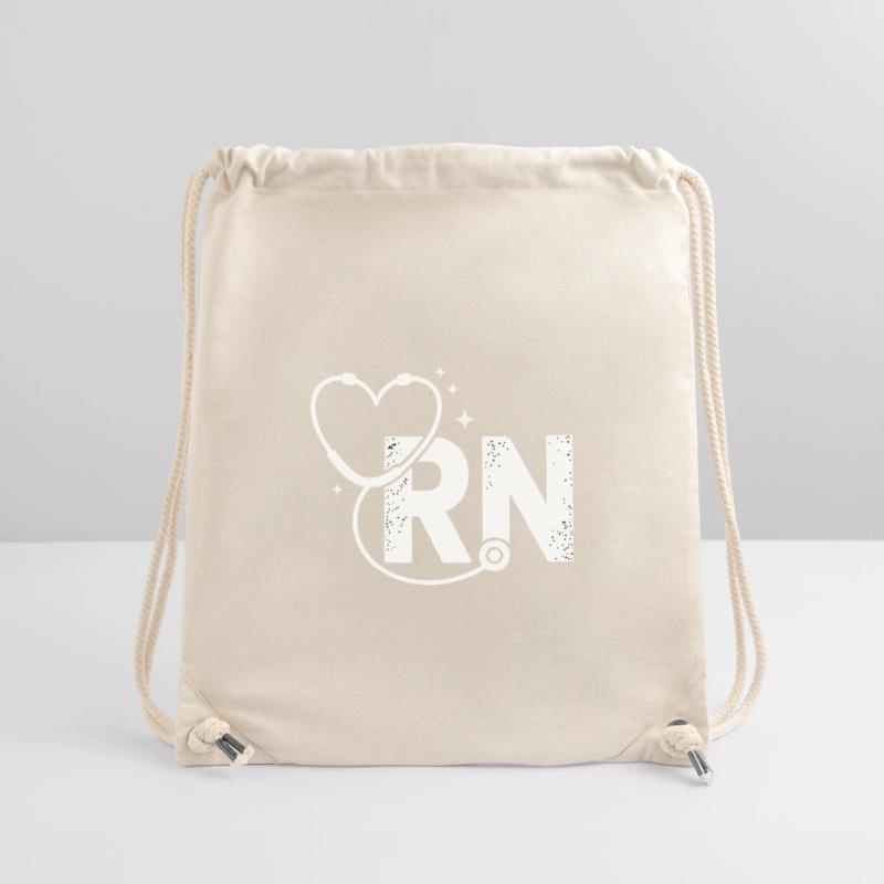 Herzloop RN Logo mit Sternen Stanley/Stella recycelter Gym Bag