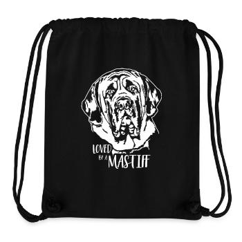Loved by a Mastiff Dog Saying Dog Dog Wilsigns - Stanley/Stella Recycled Gym Bag - black - Front