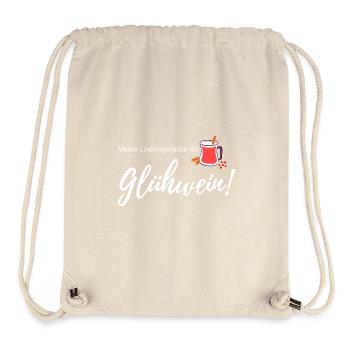 Meine Lieblingsfarbe Glühwein - Stanley/Stella recycelter Gym Bag - Naturweiß - Vorne
