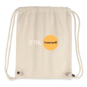 CTRL Yourself - Stanley/Stella Recycled Gym Bag - natural - Front