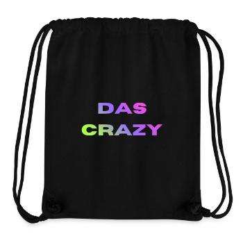 Das Crazy - Stanley/Stella recycelter Gym Bag - Schwarz - Vorne