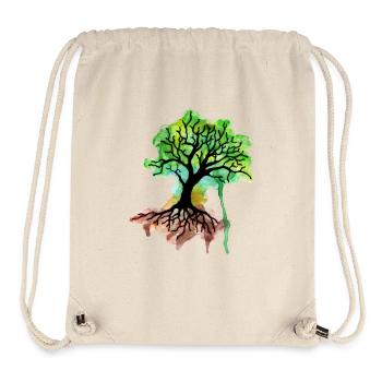 tree - Stanley/Stella Recycled Gym Bag - natural - Front