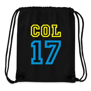KOLUMBIEN Colombia - Stanley/Stella recycelter Gym Bag - Schwarz - Vorne