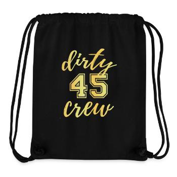 Dirty 45 Besatzung - Stanley/Stella recycelter Gym Bag - Schwarz - Vorne