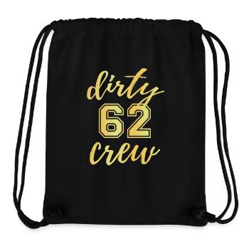 Dirty 62 Besatzung - Stanley/Stella recycelter Gym Bag - Schwarz - Vorne